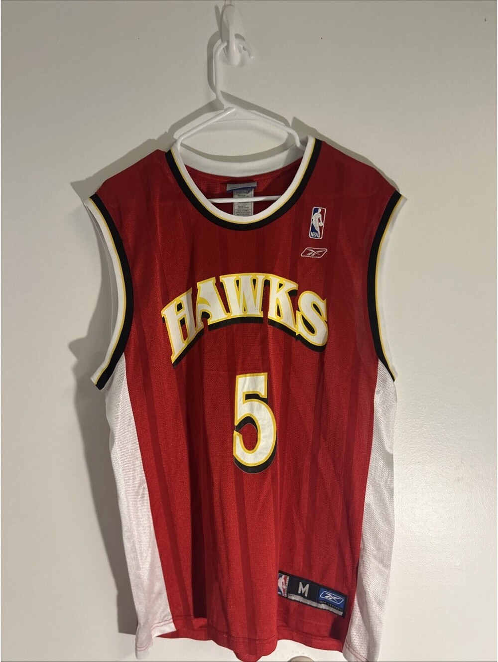 Reebok Medium Atlanta Hawks Jersey #5 Mcentire